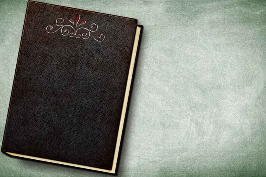 a book cover with no title