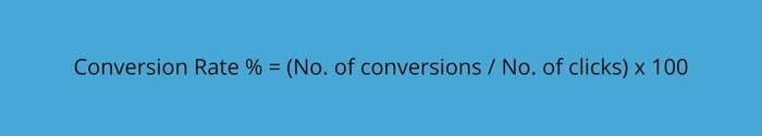 social media metrics conversion rate percentage