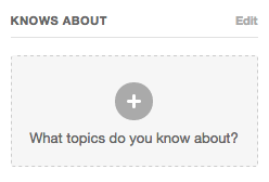 add a quora topic
