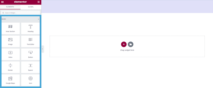 elementor review ui home-