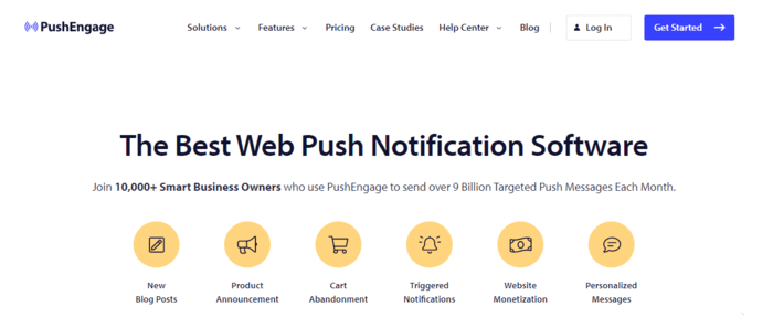 pushengage review pushengage homepage