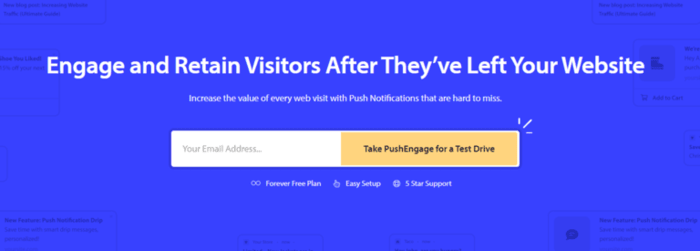 pushengage review pushengage opt in form