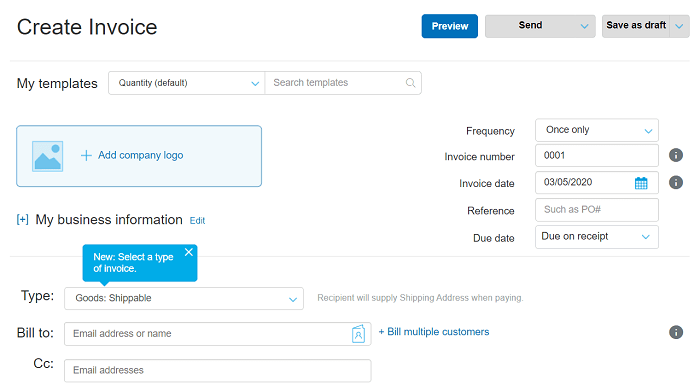 what is freelance writing invoice