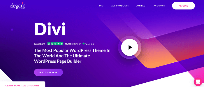 WordPress Page Builders Divi Builder Theme
